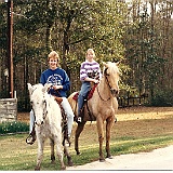 1989-Vanessa-on-horseback-001 : 1989 Vanessa on horseback
