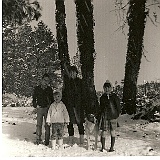 1969-Wintert-in-GA-Gary,-Kim,-Sharon-and-Vicki